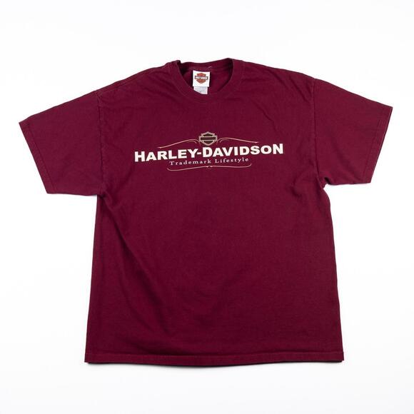 Harley-Davidson Other - Harley-Davidson Washington DC Graphic T Shirt Mens XL Made In USA 2009 Burgundy